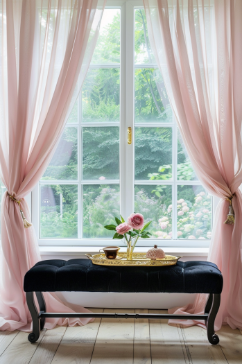 pink romantic bedroom