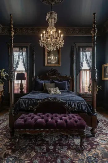 romantic victorian bedroom