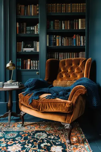 dark romantic victorian bedroom