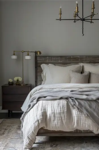 gray bedding