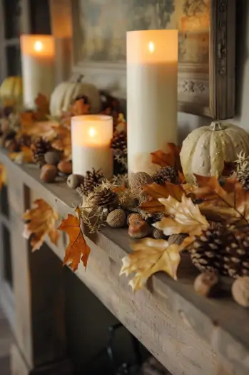 fall mantle decorating ideas