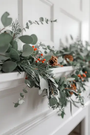 fall mantle garland