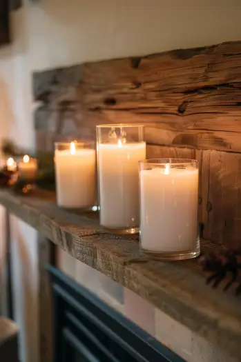 fall mantle lights