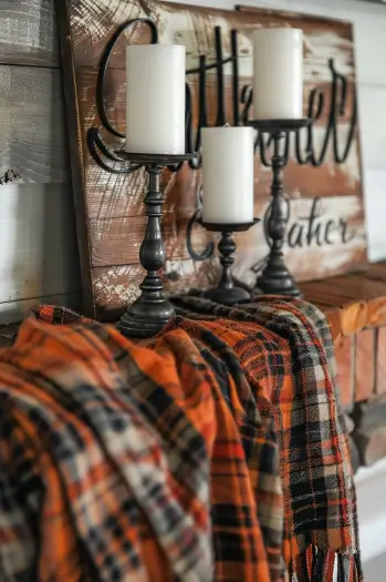 fall mantle decorations