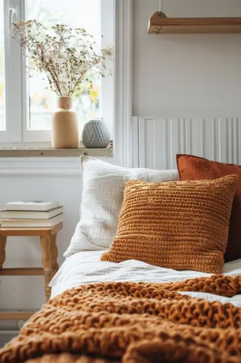 cozy fall bedroom