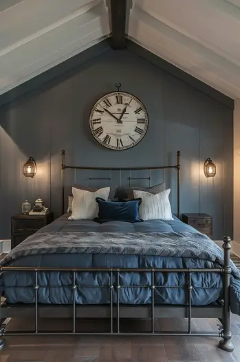 romantic modern dark bedroom