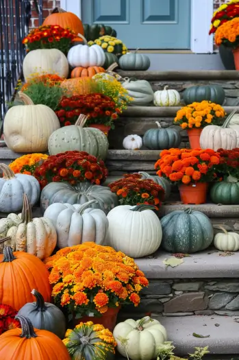 outdoor fall porch decor