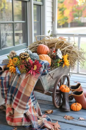 front porch outdoor fall decor ideas