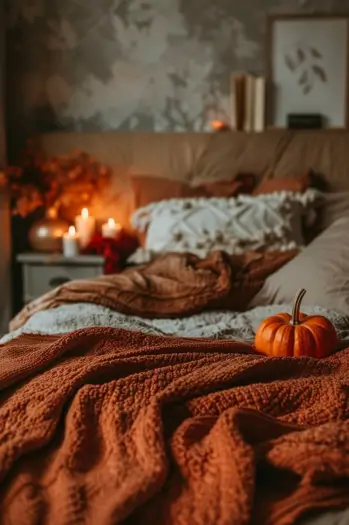 fall bedroom decor