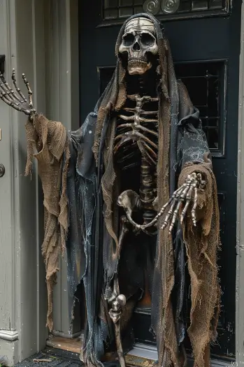 outdoor scary halloween decorations