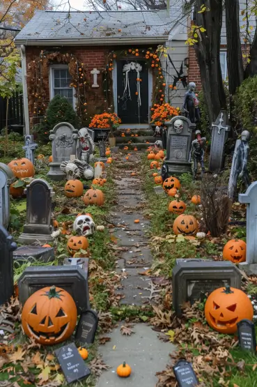 outdoor halloween decor