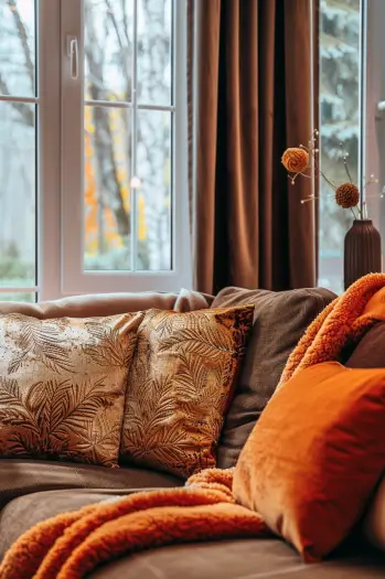 living room fall decor ideas