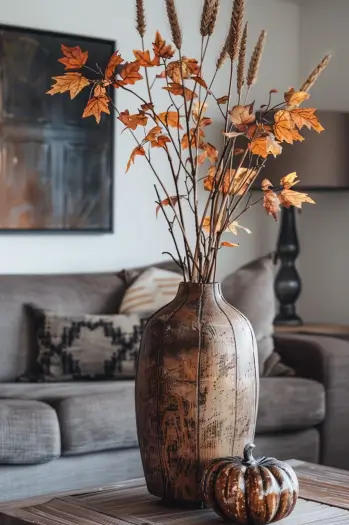 fall themed living room