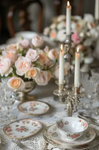 thanksgiving tablescapes romantic