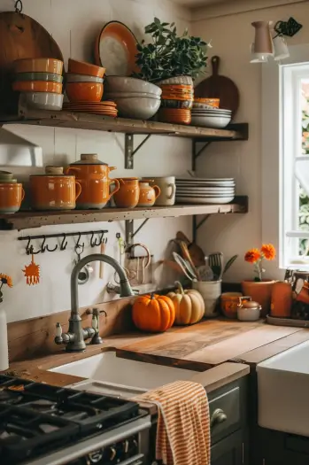 decorate kitchen for fall