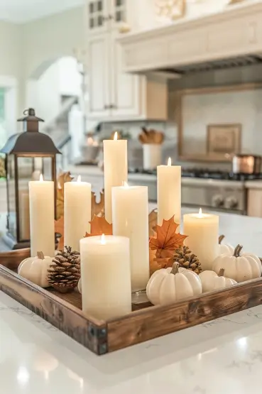 fall decor kitchen