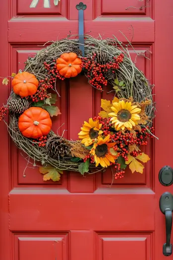 fall wreath for front door