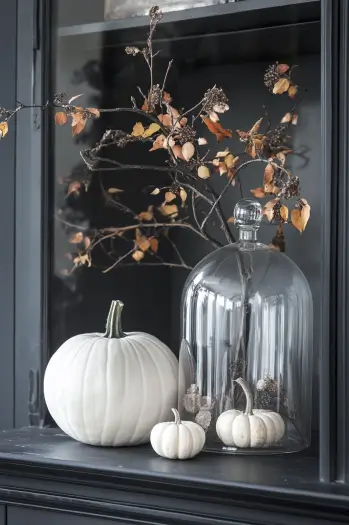 halloween fireplace decor