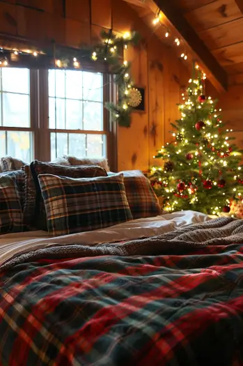 christmas bedroom decor