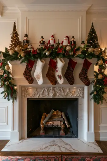 christmas mantle decorations