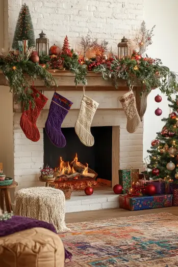 boho christmas decor