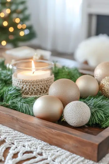 christmas coffee table decor